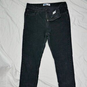 Old Navy Black Slim Corduroy Pants 32x32